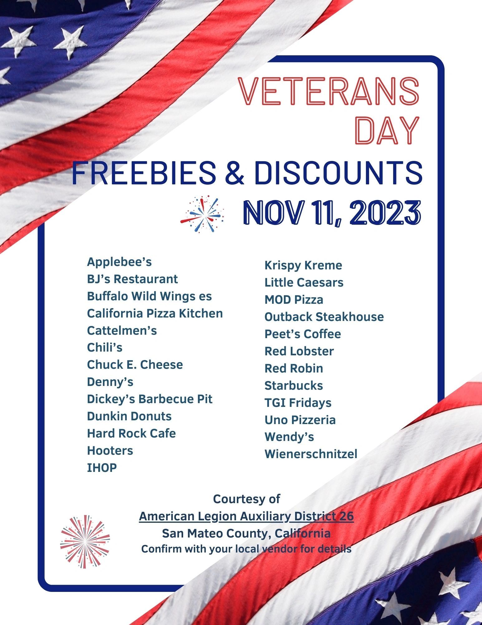 Veterans Day Discounts